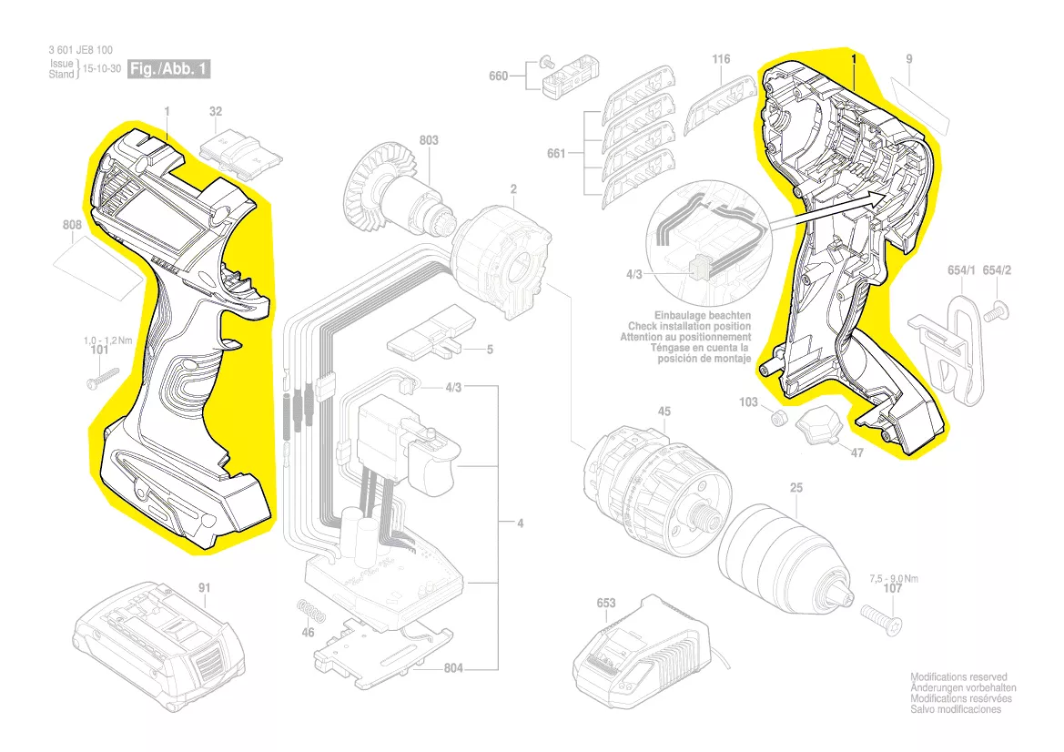 Coquille réf. 2 609 101 487 Bosch